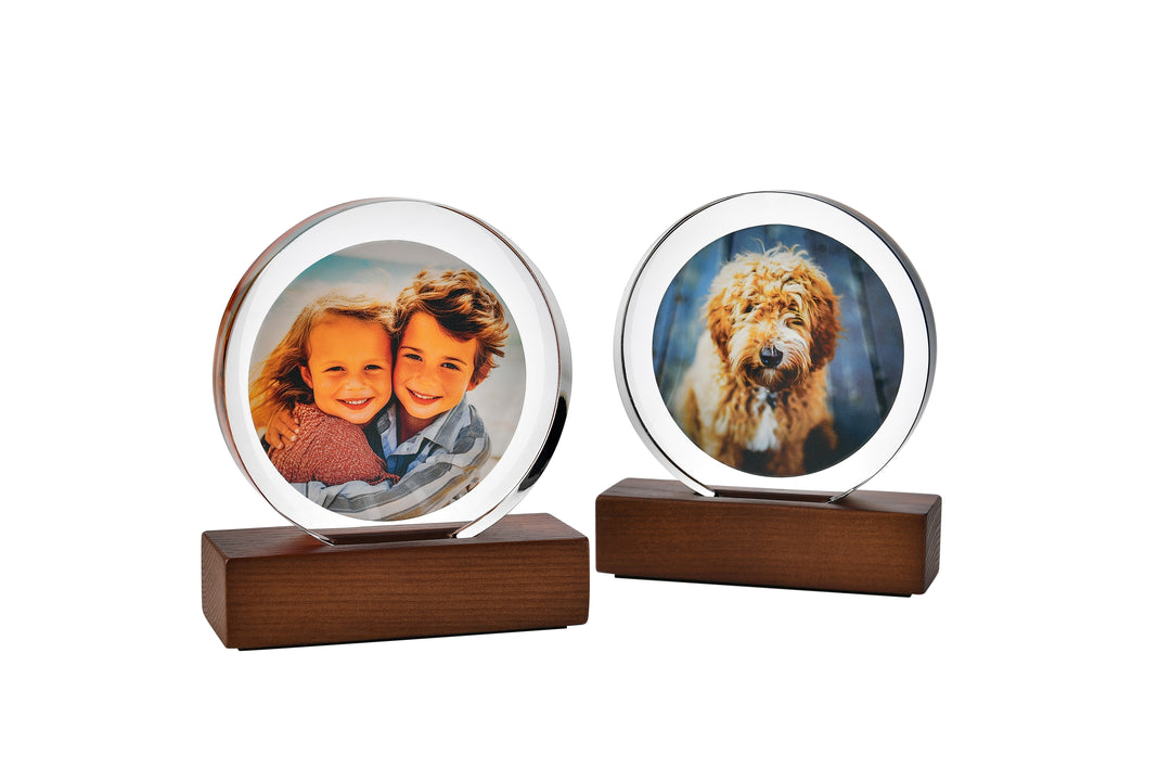 Oceanique Personalized Round Acrylic Photo Block